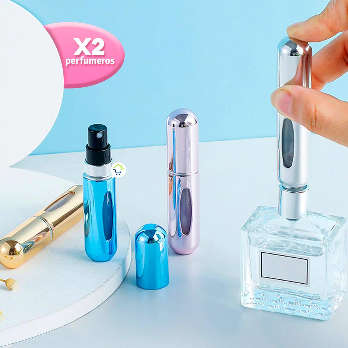 Miniatura 9 de Set x2 perfumeros Recargable 5ML